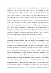 Explain the uneven development of industrialisation in Europe before the outbreak of the First World War in 1914 5 puslapis