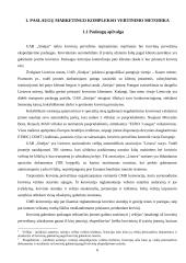 Marketingo komplekso vertinimas: krovinių pervežimas UAB "Sinėjas" 6 puslapis