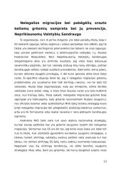 Nelegalios migracijos grėsmės bei jų prevencija 14 puslapis