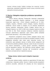 Nelegalios migracijos grėsmės bei jų prevencija 17 puslapis