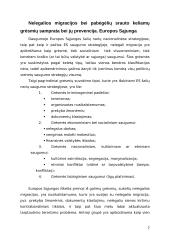 Nelegalios migracijos grėsmės bei jų prevencija 8 puslapis