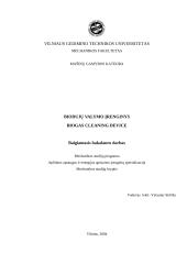 Biodujų valymo įrenginys 1 puslapis