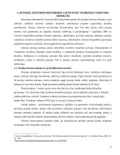 Viešojo sektoriaus reforma Lietuvoje: pensijų reforma 6 puslapis