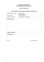 Įmonės charakteristika ir veiklos dokumentai: žaislų gamyba UAB "Vespa" 2 puslapis