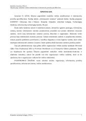 Veiklos modeliavimas ir informacinių poreikių specifikavimas: Šakynos pagrindinė Mokykla 2 puslapis