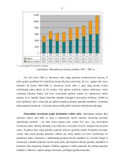 Materialinių investicijų tendencijų analizė Lietuvoje 3 puslapis