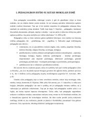 Pedagogikos ryšys su kitais mokslais 3 puslapis