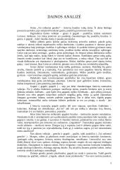 Dainos analizė: "Tai raibumai genelio" 3 puslapis