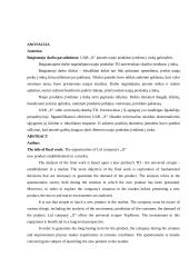 Naujo produkto įvedimo galimybės įmonėje: prekyba sėjamosiomis, volais, kultivatoriais