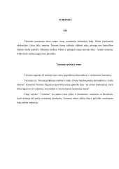 Turizmo sąvoka ir esmė