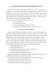 Finansų valdymo funkcijų reikšmė įmonėje 4 puslapis