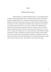 Laisvo judėjimo principai Europos Sąjungos (ES) vidaus rinkoje 3 puslapis