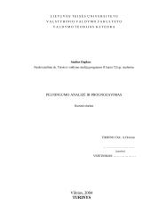 Pelningumo analizė ir prognozavimas