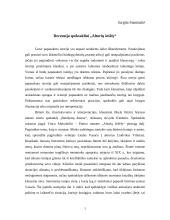 Recenzija spektakliui "Altorių šešėly"