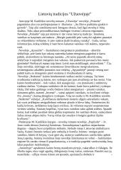 M. Katiliškis "Užuovėja": lietuvių tradicijos 4 puslapis