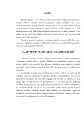 Socialinės paramos priemonės, taikomos Lietuvoje 2 puslapis