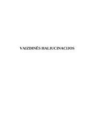 Vaizdinės haliucinacijos