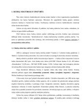 Veiklos analizė: Lietuvos bankų sektorius ir AB "Hansabankas" 3 puslapis