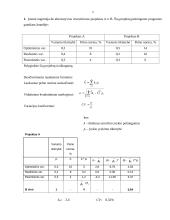 Finansų pagrindai - alternatyvūs investiciniai projektai 2 puslapis