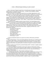 Gamta - didžioji žmogaus mokytoja