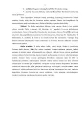 Lietuvos Respublikos Prezidento konstitucinis statusas, jį apibūdinantys elementai 3 puslapis