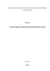 Europos Sąjungos struktūrinių fondų administravimo sistema