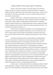 Maironis "Nenoriu sapnų"