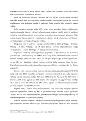 Tarptautinių pervežimų sausumos transportu Lietuvoje analizė 4 puslapis