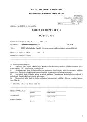 35 kV kabelių linijos Eiguliai – Centras parametrų beavariniam darbui užtikrinti 2 puslapis