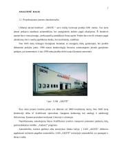 Lengvųjų automobilių išardymo – surinkimo skyriaus projektavimas: UAB "Akstė" 11 puslapis