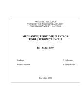 Mechaninių dirbtuvių elektros tinklų rekonstrukcija: AB "Panevėžio keliai" 3 puslapis