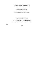 Nušalinimas nuo darbo