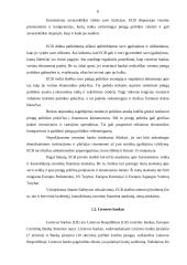 Europos centrinis bankas (ECB) ir jo įtaka Lietuvai 6 puslapis