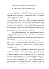 Europos centrinis bankas (ECB) ir jo įtaka Lietuvai 9 puslapis