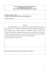 Vandens šildymo katilinės rekonstrukcija 1 puslapis