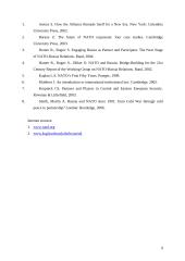 Different aspects of NATO — Russia relationship during the last decade 9 puslapis