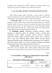 AB "Vilkyškių pieninė" finansinės veiklos analizė 6 puslapis