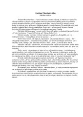 J. Marcinkevičius "Meilės sonetas"