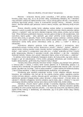 Maironio eilėraščio „Tėvynės dainos“ interpretacija