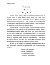 Maironis "Užmigo žemė"