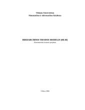 Hierarchinis tiesinis modelis (HLM)