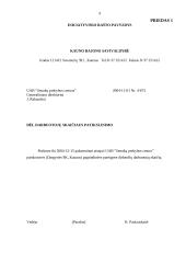 Dokumentų užduočių vykdymo kontrolė: UAB "Senukų prekybos centras" 8 puslapis
