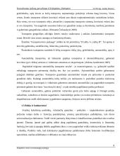 Ferrochromo lydinių pervežimas iš Klaipėdos į Bohumin. Bohumin - Klaipėda organizacinis projektas 8 puslapis