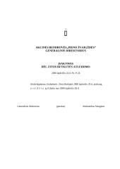Įmonės charakteristika ir veiklos dokumentai: AB "Pieno žvaigždės" 12 puslapis