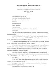 Įmonės raštvedybos charakteristika: AB "SEB Vilniaus Bankas" 16 puslapis