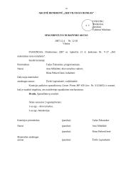 Įmonės raštvedybos charakteristika: AB "SEB Vilniaus Bankas" 18 puslapis