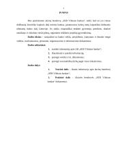 Įmonės raštvedybos charakteristika: AB "SEB Vilniaus Bankas" 3 puslapis