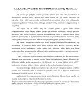 Įmonės prekių paskirstymas ir transportavimo procesų analizė: AB "Garsas" 3 puslapis