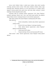 Marketingo planas: kelionės organizatorius UAB "Kauno piligrimas" 3 puslapis