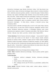 Informacinių technologijų taikymas pradinio ugdymo pedagogų veikloje 2 puslapis